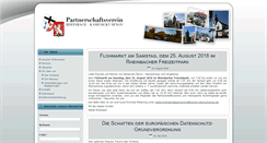 Desktop Screenshot of partnerschaftsverein.patrick-kern.com